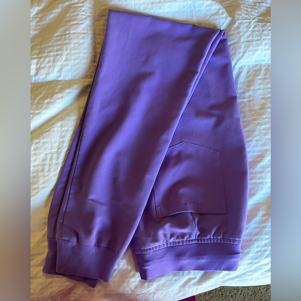 Mandala lavender scrub pants